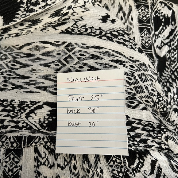 Nine West Printed Blouse - Picture 6 of 8
